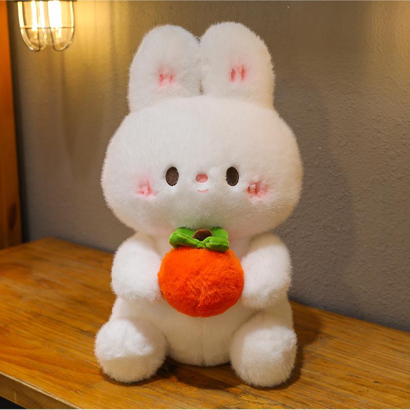 Cute Things Happen Rabbit Plush Toy Doll Creative Persimmon, Ruyi Little Rabbit Doll Girl Gift