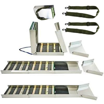 Складной золотой шлюзовый ящик из алюминиевого сплава, портативный желоб для добычи золота, промывка, поиск, извлечение, инструмент