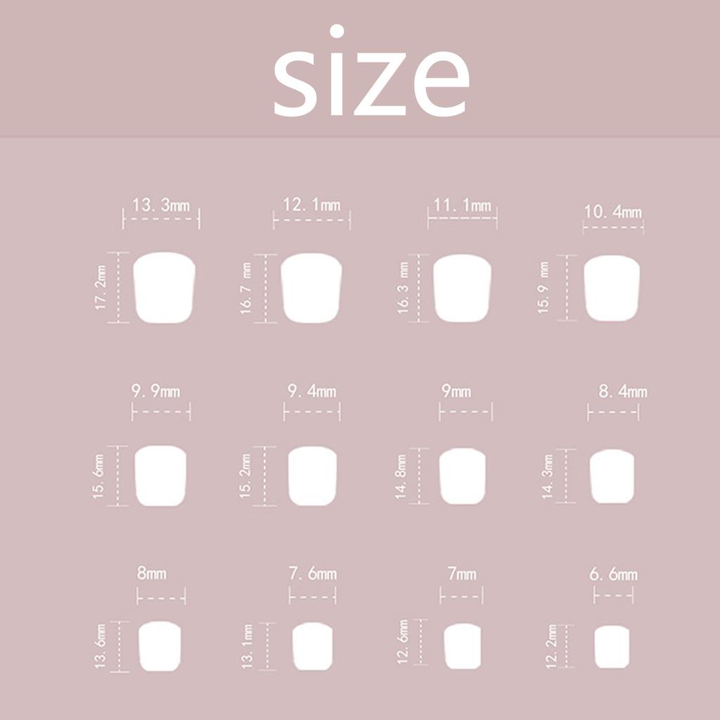 24 шт. Короткие квадратные накладные ногти с глянцевым акриловым покрытием для французского маникюра для женщин и девочек