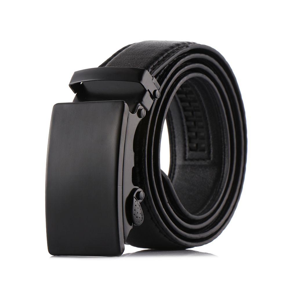 Роскошные высококачественные ремни с автоматической пряжкой, кожаные ремни с застежкой-храповиком