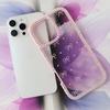 For iPhone 16 Pro Case Epoxy Design TPU+PC Phone Cover with Bowknot Pattern,Rhinestone Decor