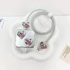 Rhinestone Heart Bear Charger Cover Set for Apple 18/20 EU/US - 5 Pieces