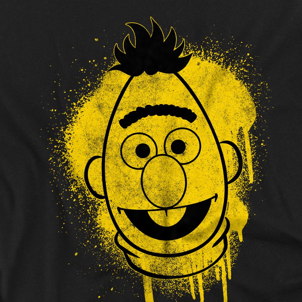 Sesame Street Unisex Adult Bert Graffiti T-Shirt
