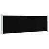 Retractable Side Awning 100*300 cm Black