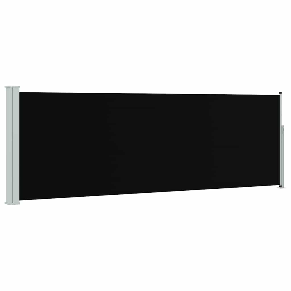 Retractable Side Awning 100*300 cm Black