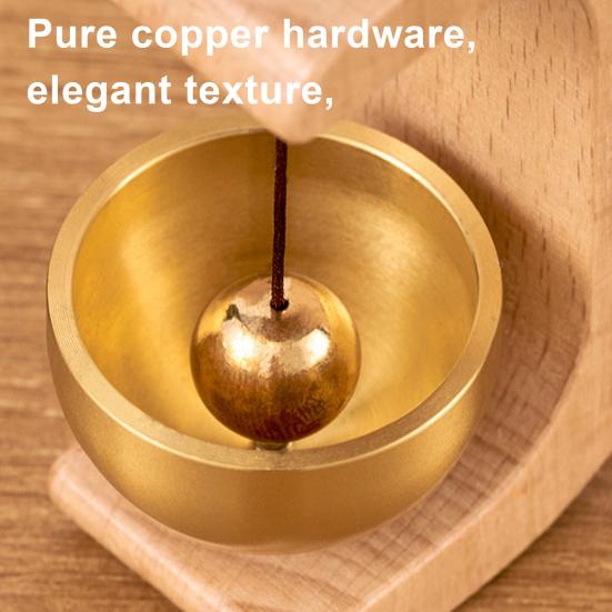 1 шт/2 шт деревянный С-образный колокольчик с магнитным присоской для дверей, колокольчик для владельцев магазинов для открывания дверей, минималистичный колокольчик для домашнего сада