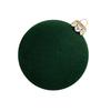 12 шт. Бархатные елочные шары 2,4 дюйма Флокированные небьющиеся пластиковые шары Подвесные украшения для рождественской елки для праздничной вечеринки Домашний декор