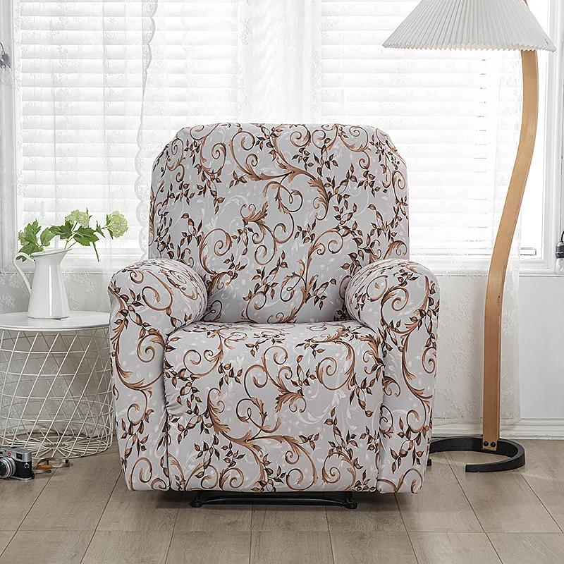Чехол для дивана-реклайнера из спандекса для гостиной, современные наклонные чехлы для массажных кресел, чехол для ленивого мальчика, чехол для кресла