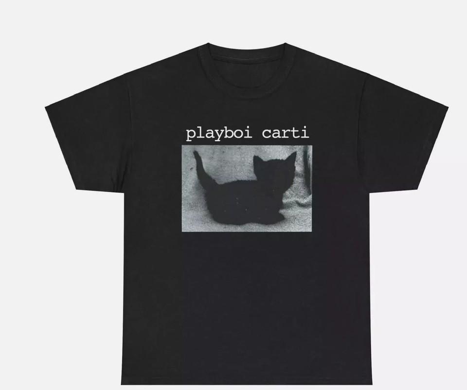 Playboi Carti Black Cat Tee T Shirt Full Size S-5XL K928