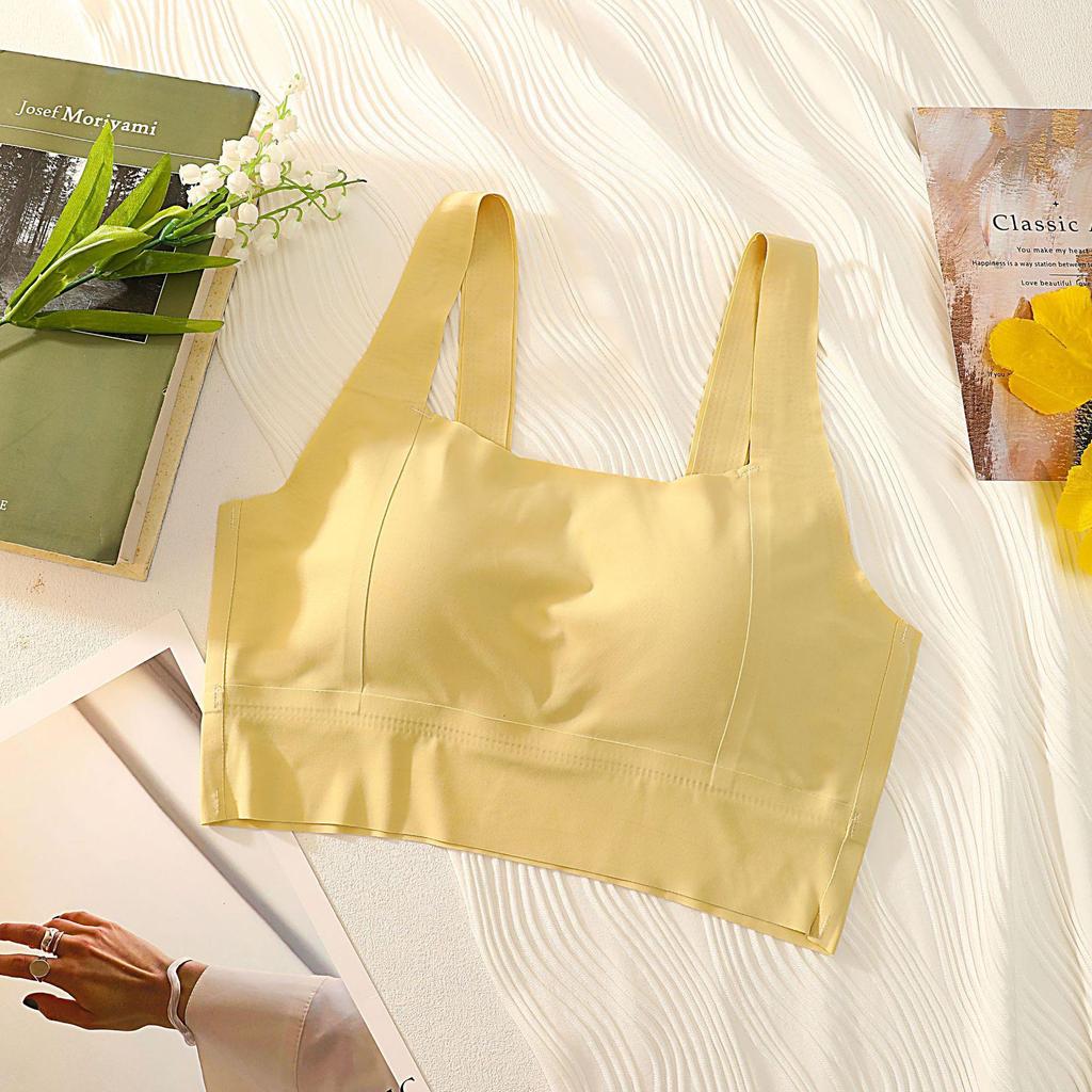 Бесшовный спортивный бюстгальтер-бандаж пуш-ап с защитой от ударов для женщин