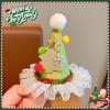 Elk Santa Claus Duckbill Clip Plush Ball Christmas Hat Hairpin Kawaii Christmas Hair Clip  Daily