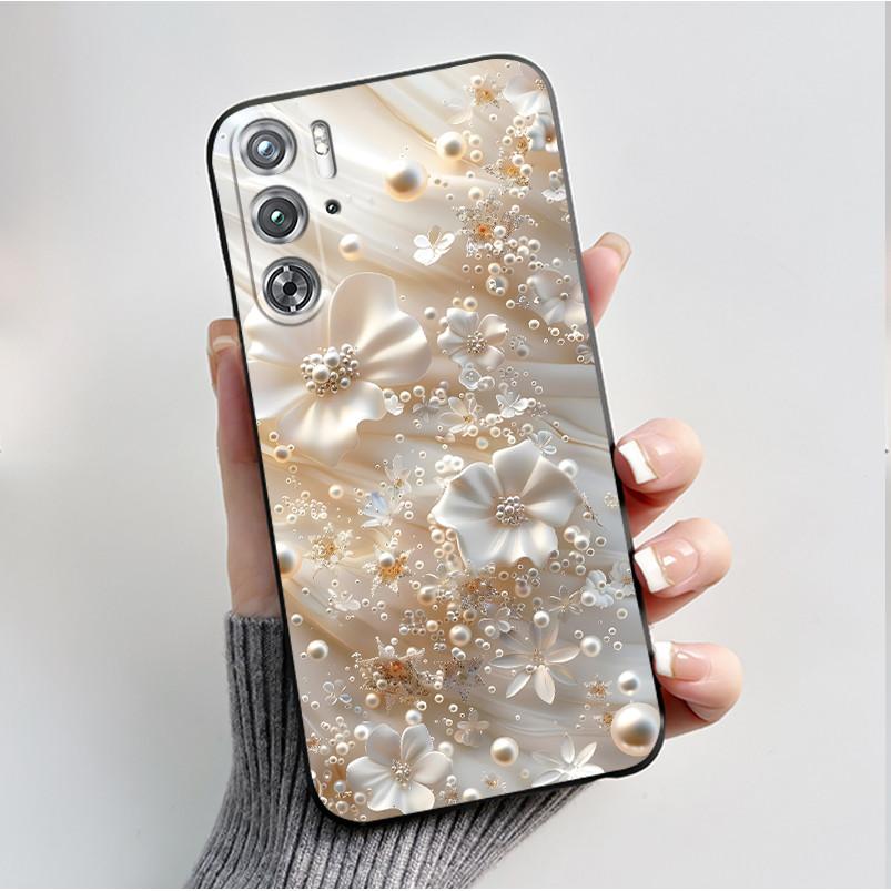 Чехол для ZTE nubia Red Magic 9 Magic9 9S Pro Plus 5G, модный, с бабочками и цветами, тонкий, черный, мягкий ТПУ, матовая задняя панель, защитная крышка