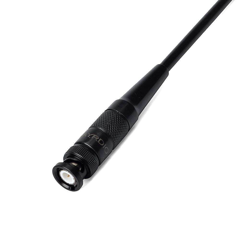 TWAYRDIO Wireless Antenna for Kenwood and Icom VHF UHF Dual Band BNC Type Flexible Handy Antenna for Radio Transceiver Transmitting and Receiving