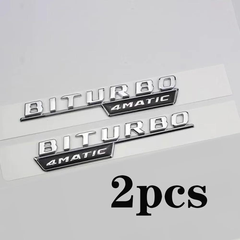TURBO 4MATIC Plus Car Emblem Side Fender Badge Sticker Logo For Mercedes Benz AMG X247 C117 W117 GLE53 GLA45 A45 A35 CLA35 CLA45