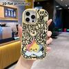 Phone Case: 2D flat design suitable for iPhone 18 17 16 15 14 13 Pro protective case, couple style, rainbow stars, Christmas and Halloween gift