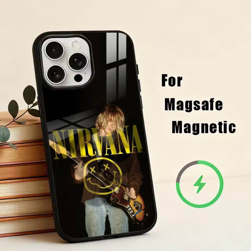 Чехол для телефона N-Nirvana для iPhone 17, 16, 15, 14, 13, 12, 11 Plus, Pro, магнитный, для беспроводной зарядки Magsafe