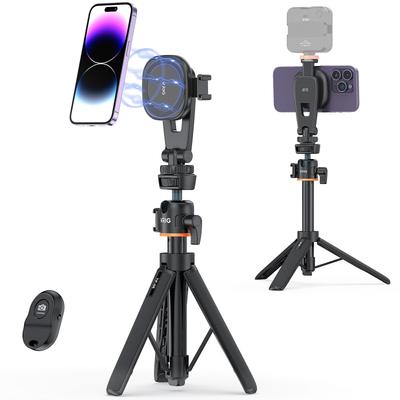 VRIG Штатив для смартфона с Magasfe Держатель для селфи-смартфона Суперпрочная Bluetooth панорамная головка с холодным башмаком Совместим с и Другой держатель Мини-магнит,