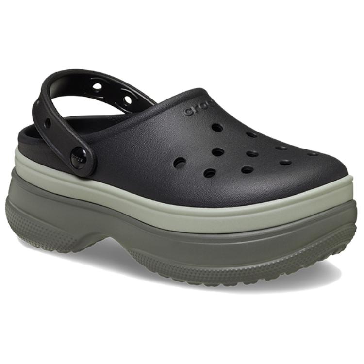 Crocs Модная Удобная и Модная Обувь с Отверстиями Унисекс Черная