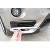 Chrome ABS Front Fog Light Lamp Strip Cover For BMW X1 F48 2016- Accessories