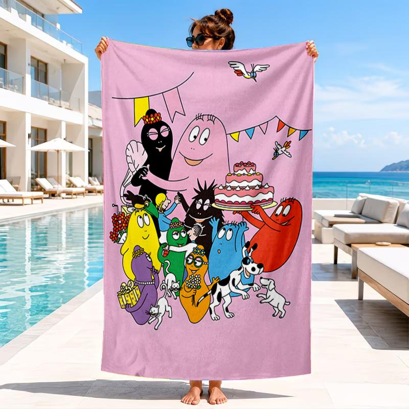 Happy Birthday Bar-bapa Beach Towel, Microfiber Beach Towel, Perfect For Pool, Beach, Travel, Home Decor Beach Party Fan gifts