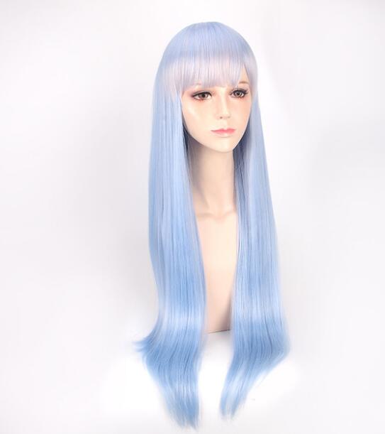 80 см Синий Розовый Длинный Парик Косплей Re:Жизнь в другом мире от нуля Rem Ram костюм термостойкие синтетические волосы женские парики