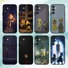 Чехол для телефона L-Little Nightmares для Samsung A73, A21s, A22, A31, A32, A52, A53, A71, A80, Мягкий черный корпус
