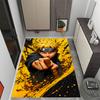 Naruto: Team Bonding Adventure Themed Anti-Slip Rugs - Polyester Home Decor, Suitable for Bedrooms, Living Rooms, Doorways, Studios, and Decorations