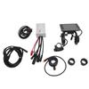 Electric Bike Motor Controller 15A Common Speed Controller 36V 48V with M6 LCD Panel 1 to 2 Cable Fully Waterproof Kit