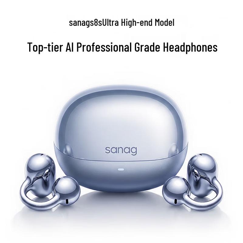 HWM S8S Ultra AI-перевод Открытые Bluetooth-наушники-клипсы