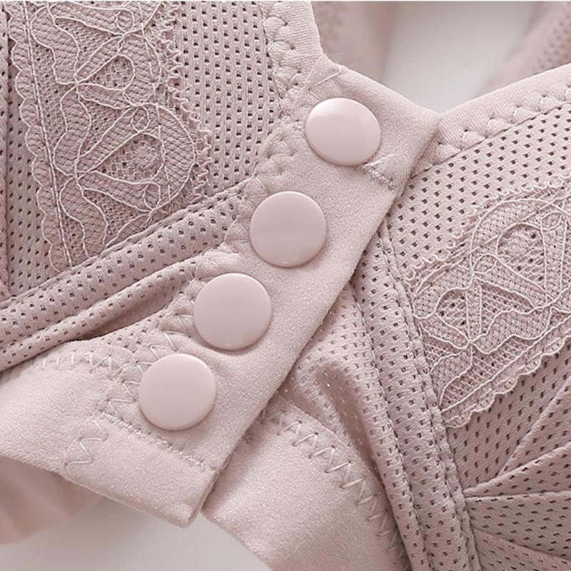 Большой размер без стального кольца для кормящей мамы пуш-ап красивое нижнее белье для спины тонкий срез дышащий регулируемый женский бюстгальтер