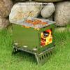 Detachable Camping Grill Portable Mini Stove Folding Barbecue Cookstove Durable Foldable BBQ Grill Rack Outdoor Cookware