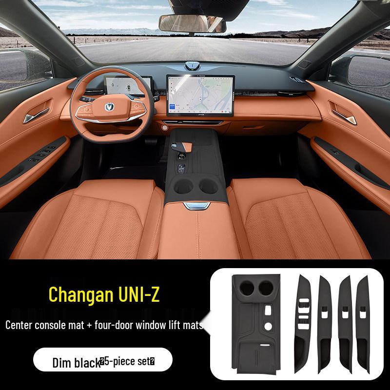 Комплект силиконовых защитных накладок на консоль и двери Changan UNIZ
