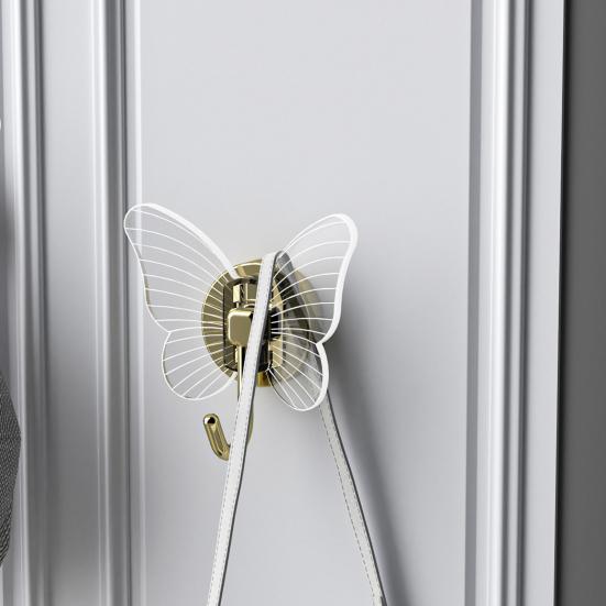 Wall Storage Hook Strong Adhesive Removeable No Mark Left Damage-free Punch-free Anti-slip Moisture-proof Waterproof Organization Hook