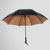 Automatic Sunshade Umbrella Double Layer Breathable Business Umbrella for Sunny and Rainy Day Gold