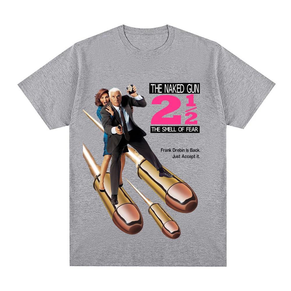 The Naked Gun comedy movieT-shirt Summer 2025new style Graphic Printing Round Neck T-shirt Comfortable100%Cotton short sleeve