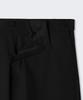 MUSINSA STANDARD Whipcord Curved Hidden Banding Slacks [Black]