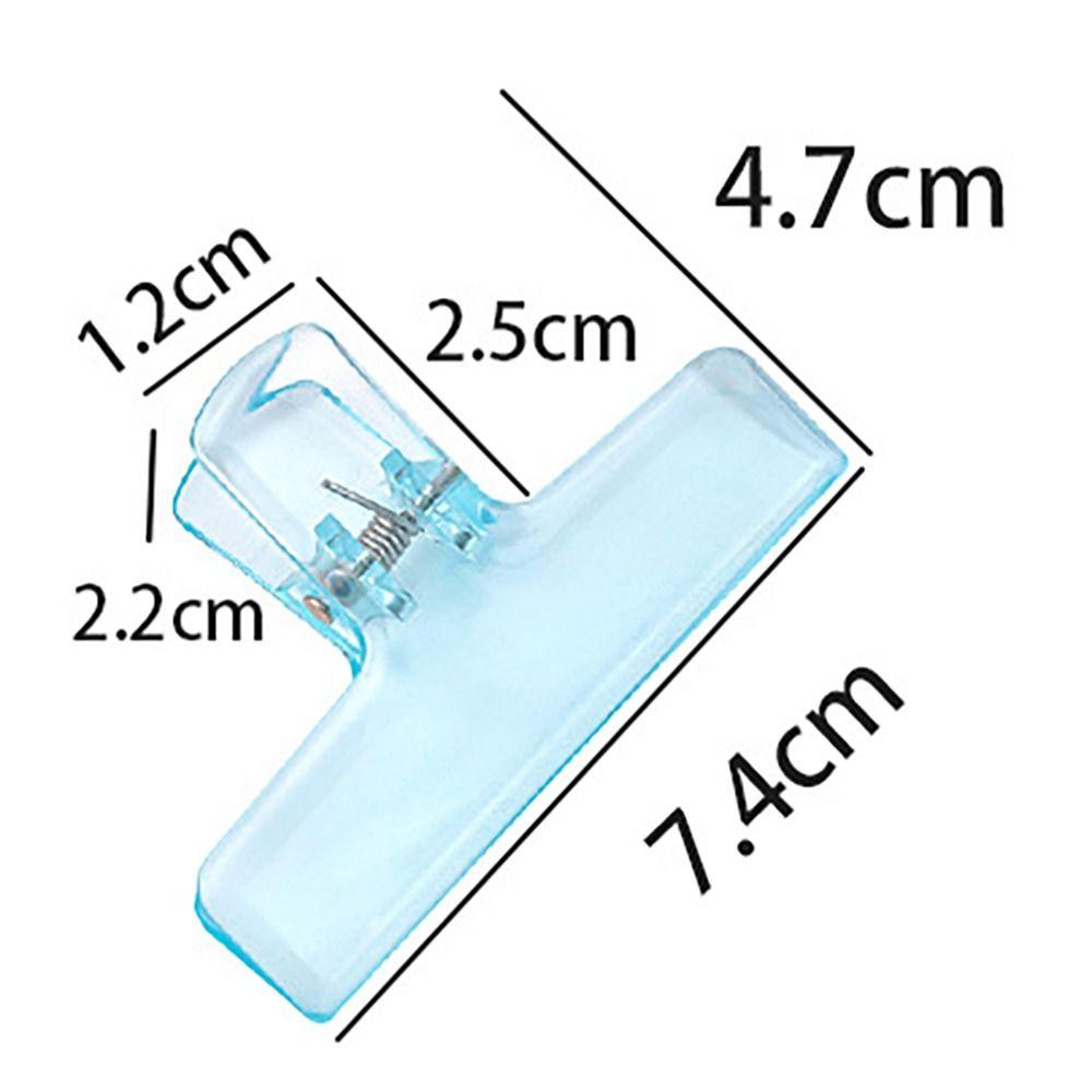 Transparent File Clamps Holder Colorful Paper Clamp Organizer High Quality Planner Clip