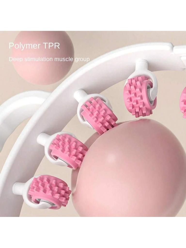 Круглый массажный ролик кольцо для мышц талии живота зажим для ног портативный массажный инструмент
