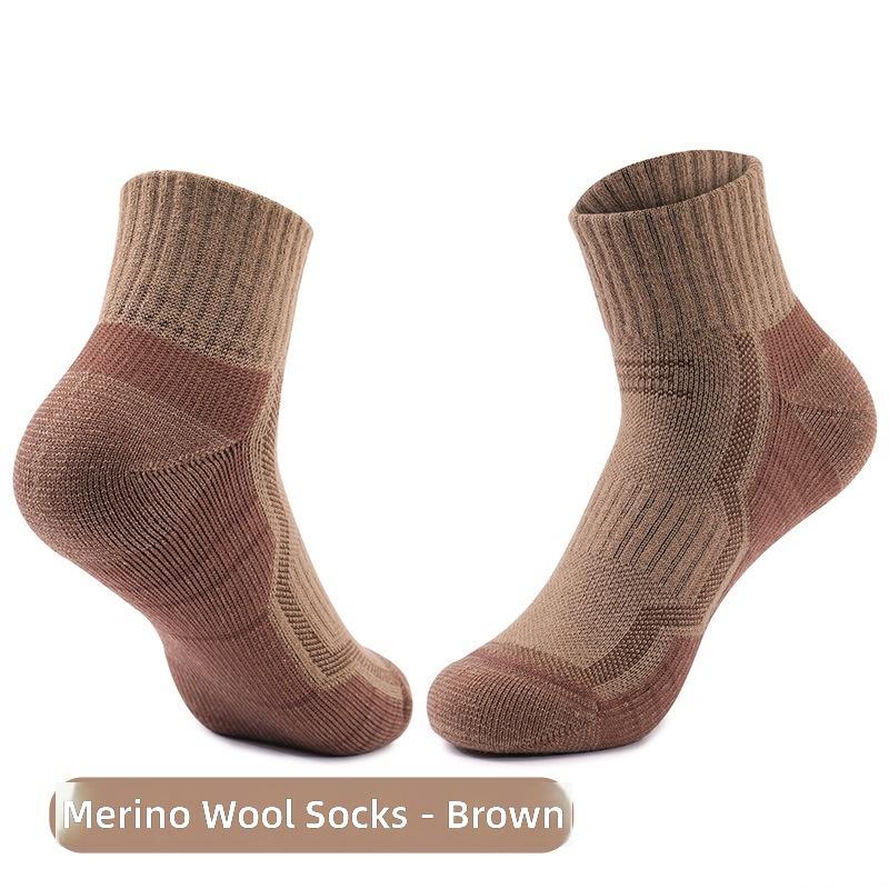 Adult Crew Thickened Towel-Base Winter Hiking Climbing ODM Professional Athletic Seamless Socks Sweat-Absorbent Breathable