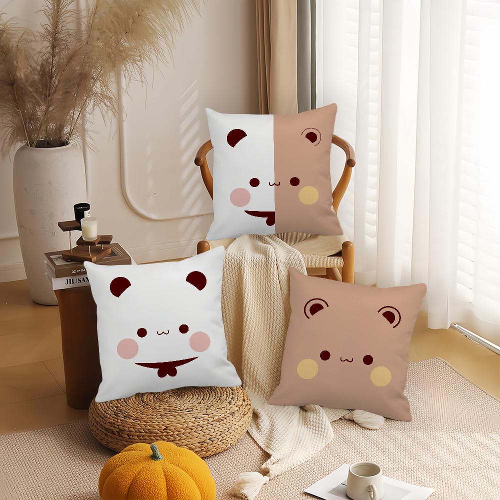Cartoon Bubu Dudu Lovely Pillow Case Bedroom Sofa Living Room Backrest Decoration Square Cushion Nap Time