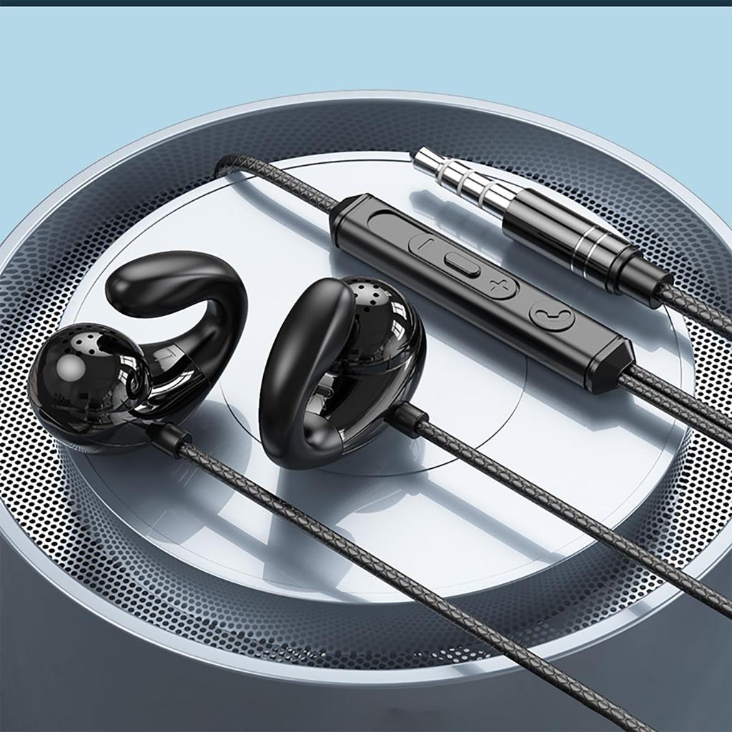 Легкие проводные наушники с воздушной проводимостью, совместимые с микрофоном, не блокирующие уши, предотвращение утечки звука, нулевая задержка для игр и онлайн-игр