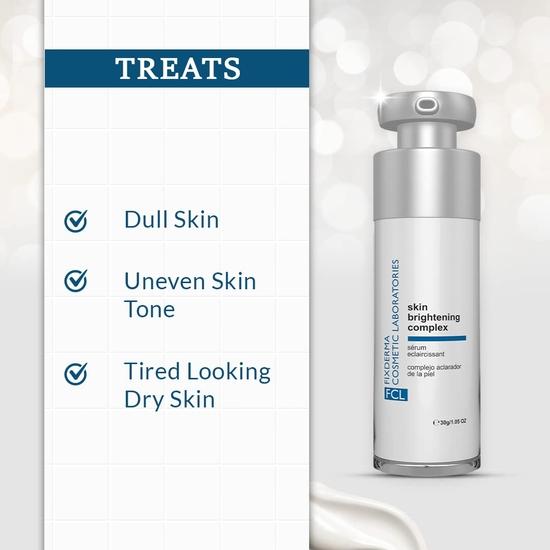 FIXDERMA COSMETIC LABORATORIES Лосьон для осветления кожи, улучшает текстуру кожи, гиалуроновая кислота, альфа-арбутин, 30 мл (Пакет из 1)