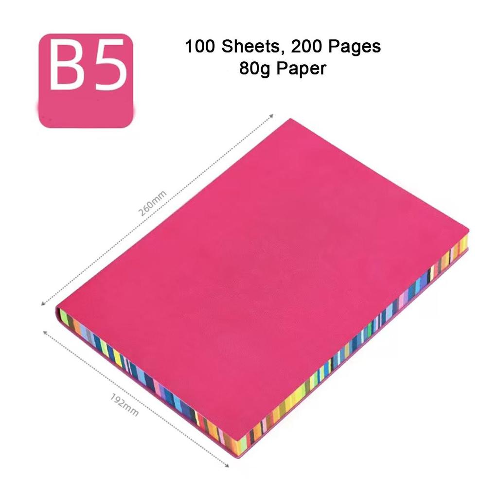 (Возможна гравировка логотипа) Цветной студенческий блокнот формата А6/А5/В5, кожаный деловой блокнот, журнал встреч, дневник, внутренняя страница с подкладкой, справочник