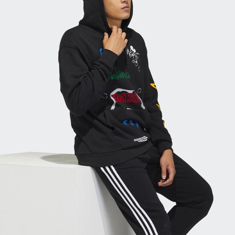 Adidas Originals Fangtastic Sweatshirts Men's Black Hooded Moderate Regular H37060