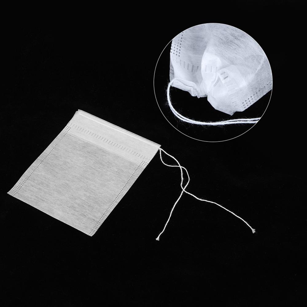 100Pcs Set Corn Fiber Tea Filter Bags Disposable Tea Strainer Tea Infuser Loose Leaf Tea