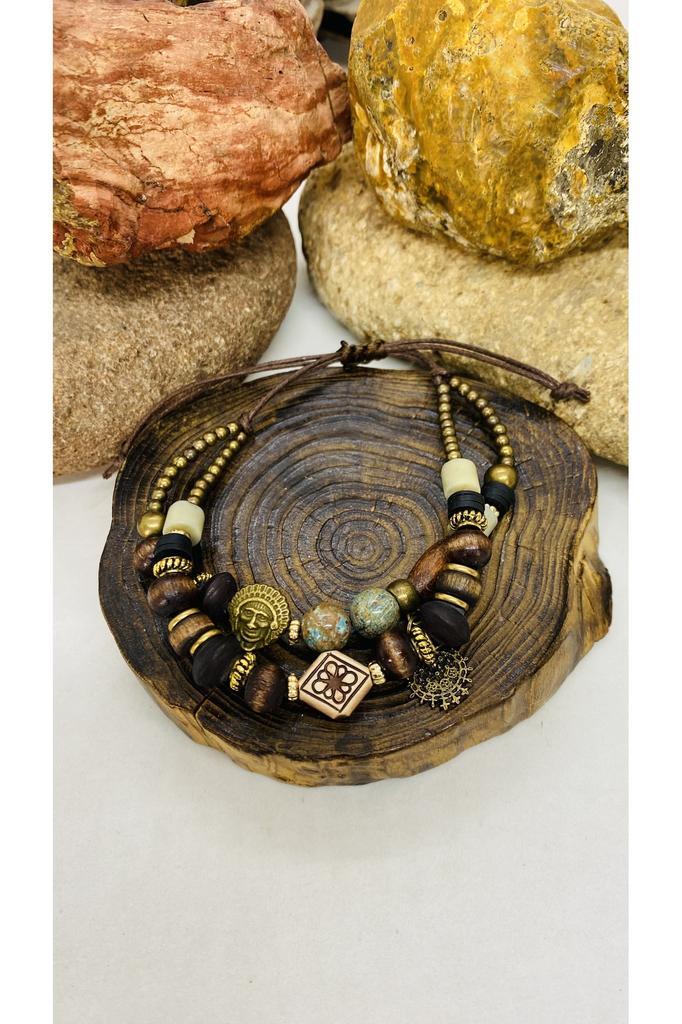 Подарок на день Святого Валентина, аутентичный этнический браслет ручной работы в богемном стиле в стиле хиппи, ювелирные изделия