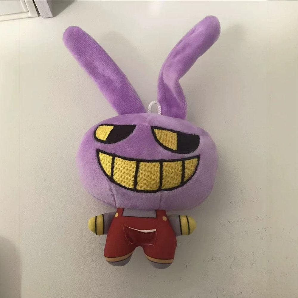 10cm Jax Pomni Pendant Stuffed Toy Backpack Plusie TV Amazing Digital Circus Clown Plush Doll Kids Fans Gift Ornament Collect