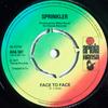 7-дюймовая пластинка SPRINKLER - Face To Face / Jenny ARIOLA HANSA 1977 UK Рок Б/у