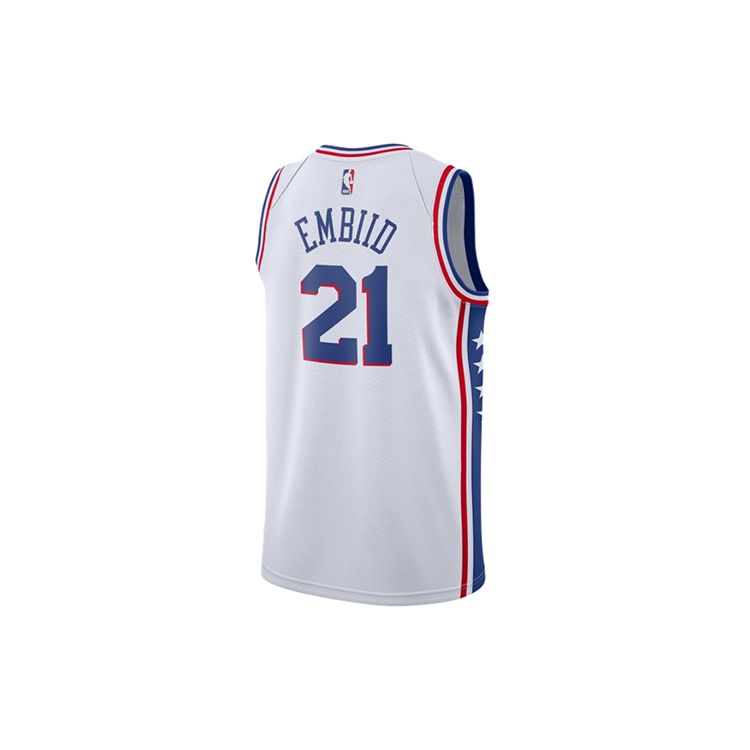 Nike Джерси NBA Swingman, Philadelphia 76ers Men Tops White 864441-102