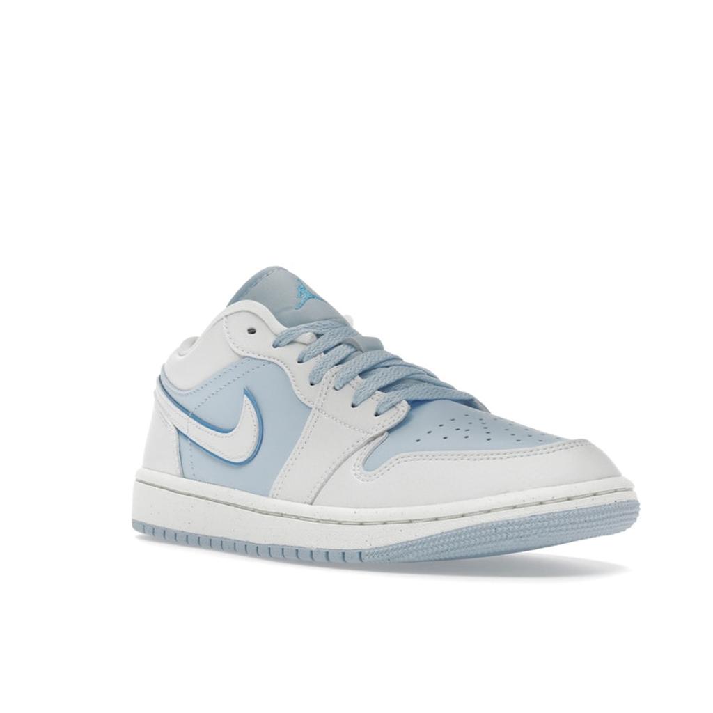 Air Jordan 1 Low SE Reverse Ice Blue Женские кроссовки Sail Dark-Powder-Blue DV1299-104